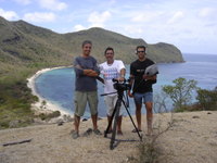 Photo souvenir avec mes complices Patrick Sardi et Loic Tanier